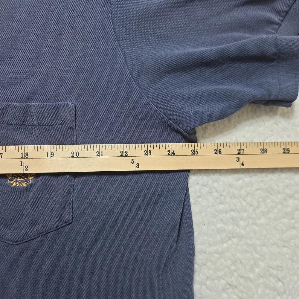 Vintage 90s Polo Ralph Lauren Polo The Big Shirt Size Large Chest Crest Faded